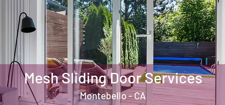  Mesh Sliding Door Services Montebello - CA