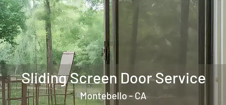 Sliding Screen Door Service Montebello - CA